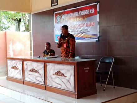 Musdes Rancana kerja Pemerintahan Desa (RKPDes) Desa Ranupakis Kecamatan Klakah Kabupaten Lumajang T